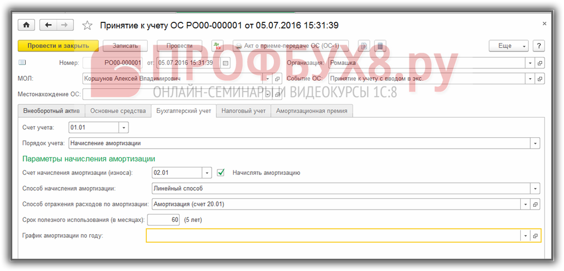 Собираем основное средство. Акт сборки основного средства из комплектующих. Как принять к учету роутер в 1с