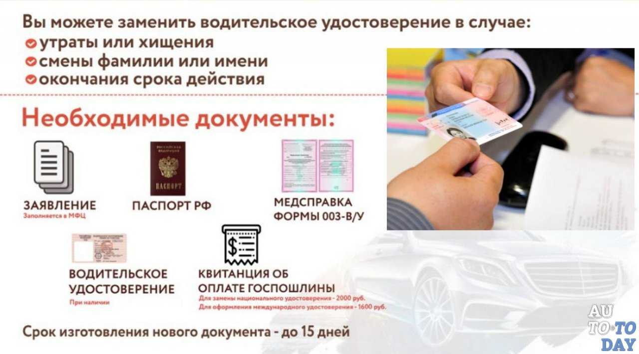 Как заменить водительские права в мфц - пошаговая инструкция