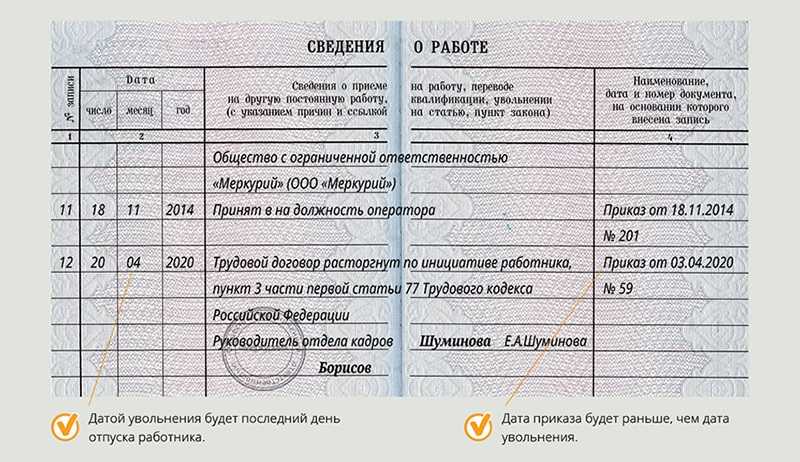 Заявление на отпуск с последующим увольнением: как правильно оформить, когда производить расчет | domosite.ru